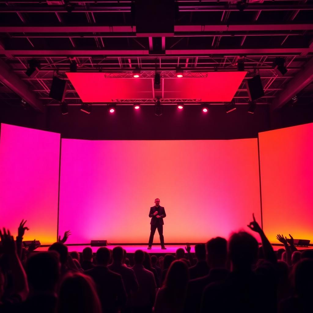 Main stage · Brand reveal
